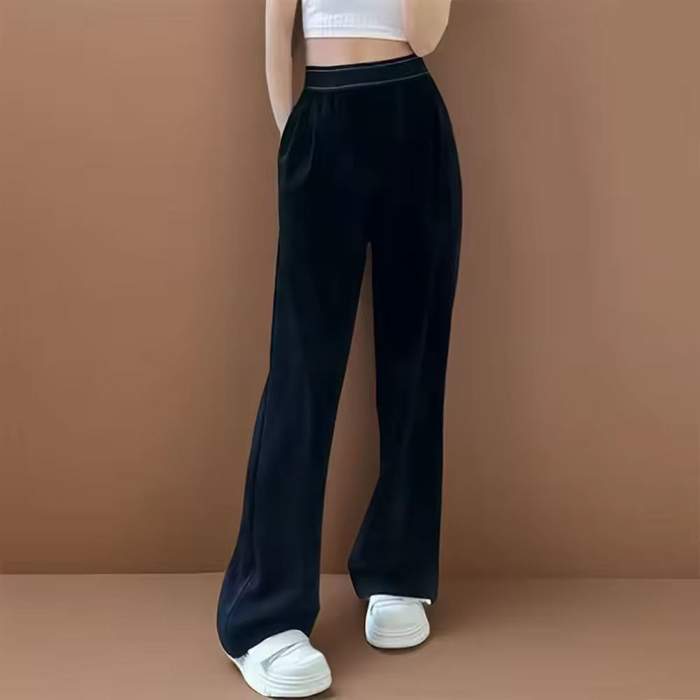 High Waist Draped Sports Pants