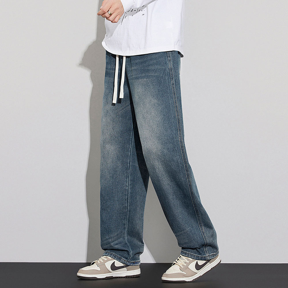 Men’s Loose Fit Wide Leg Jeans