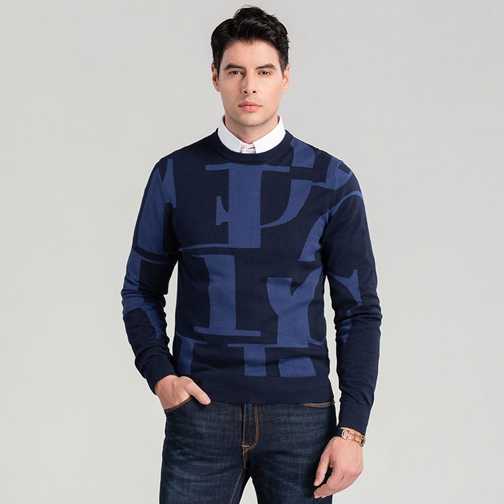 Men’s Slim Wool Knit Sweater