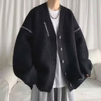 Men’s Retro Japanese Knit Cardigan
