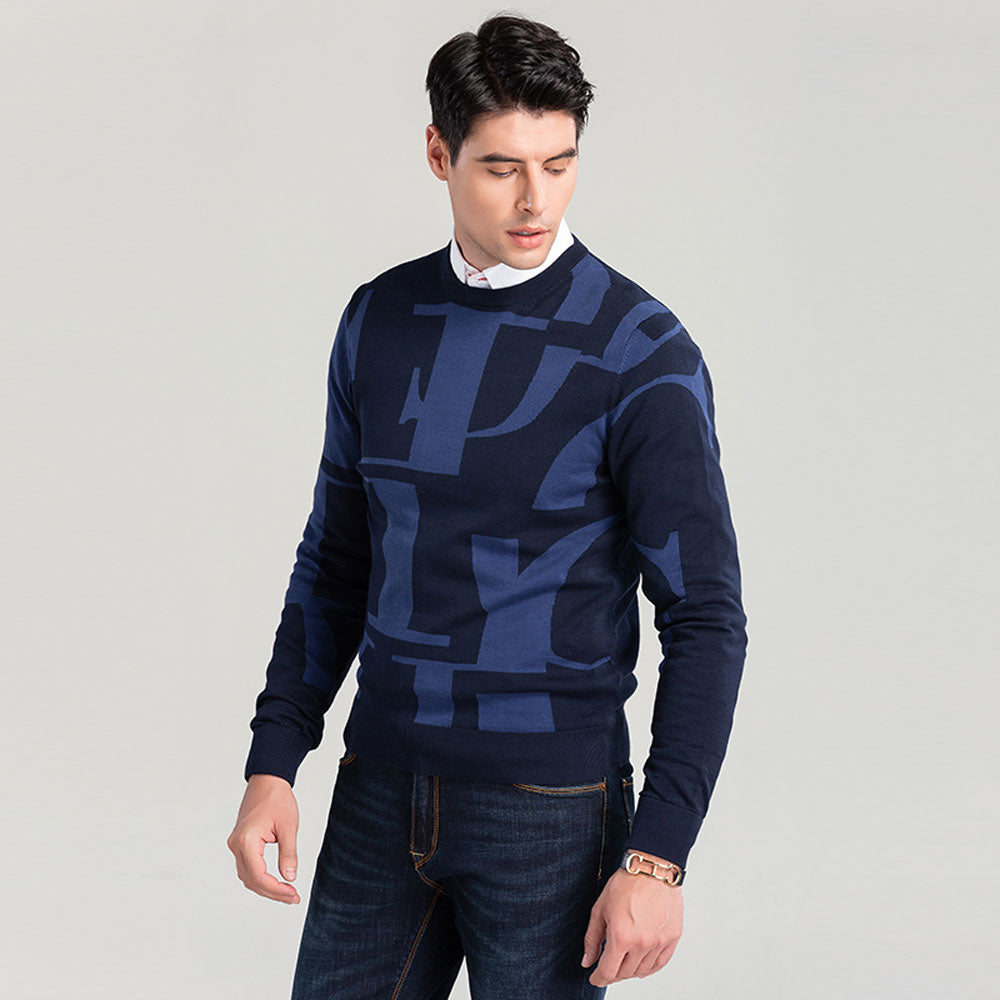 Men’s Slim Wool Knit Sweater
