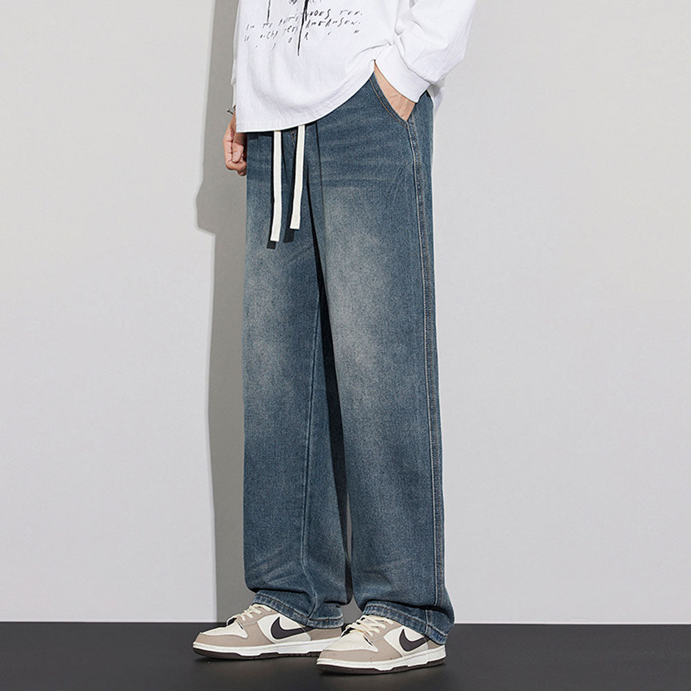 Men’s Loose Fit Wide Leg Jeans