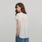 Women’s White Chiffon Blouse