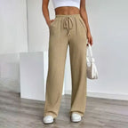 Women’s High Waist Casual Trousers
