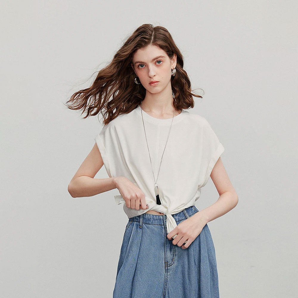 Women’s White Chiffon Blouse