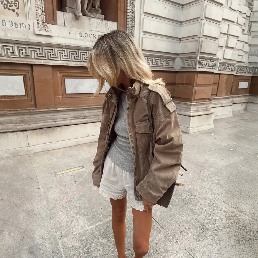 Casual Short Suede Jacket