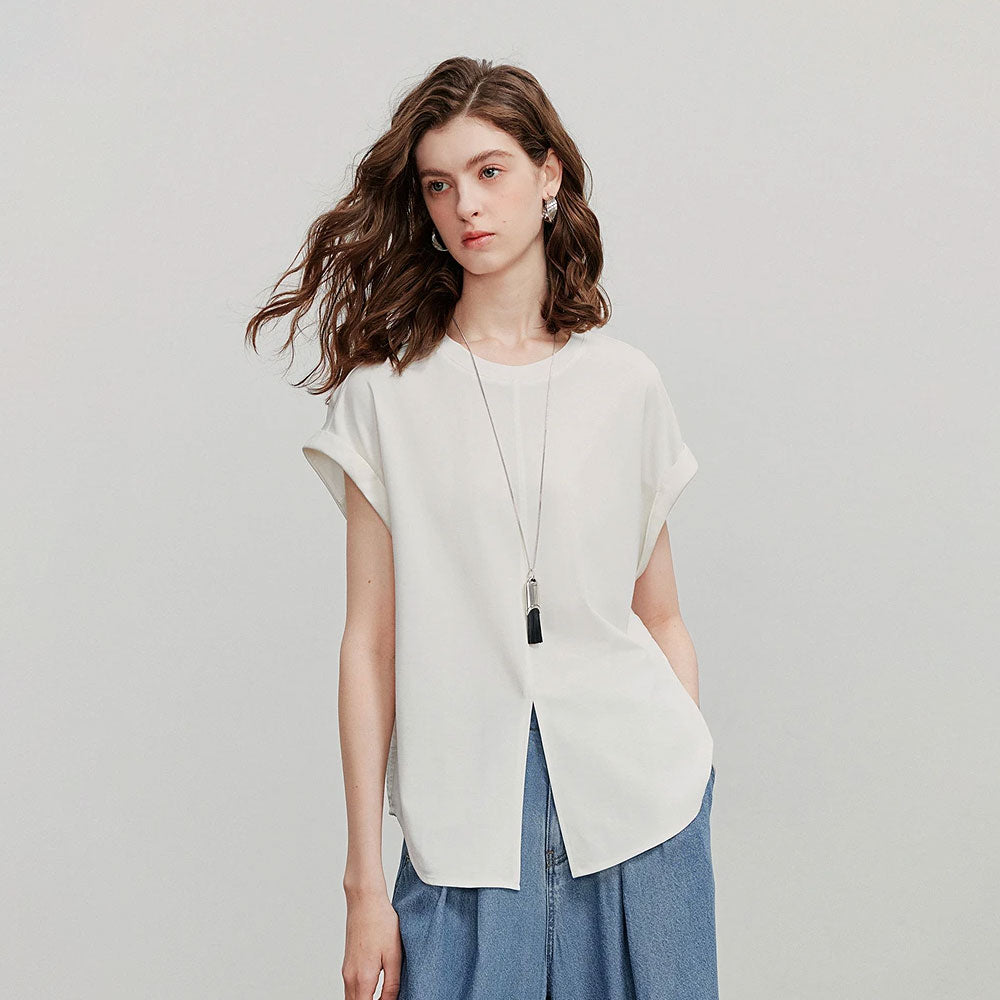 Women’s White Chiffon Blouse