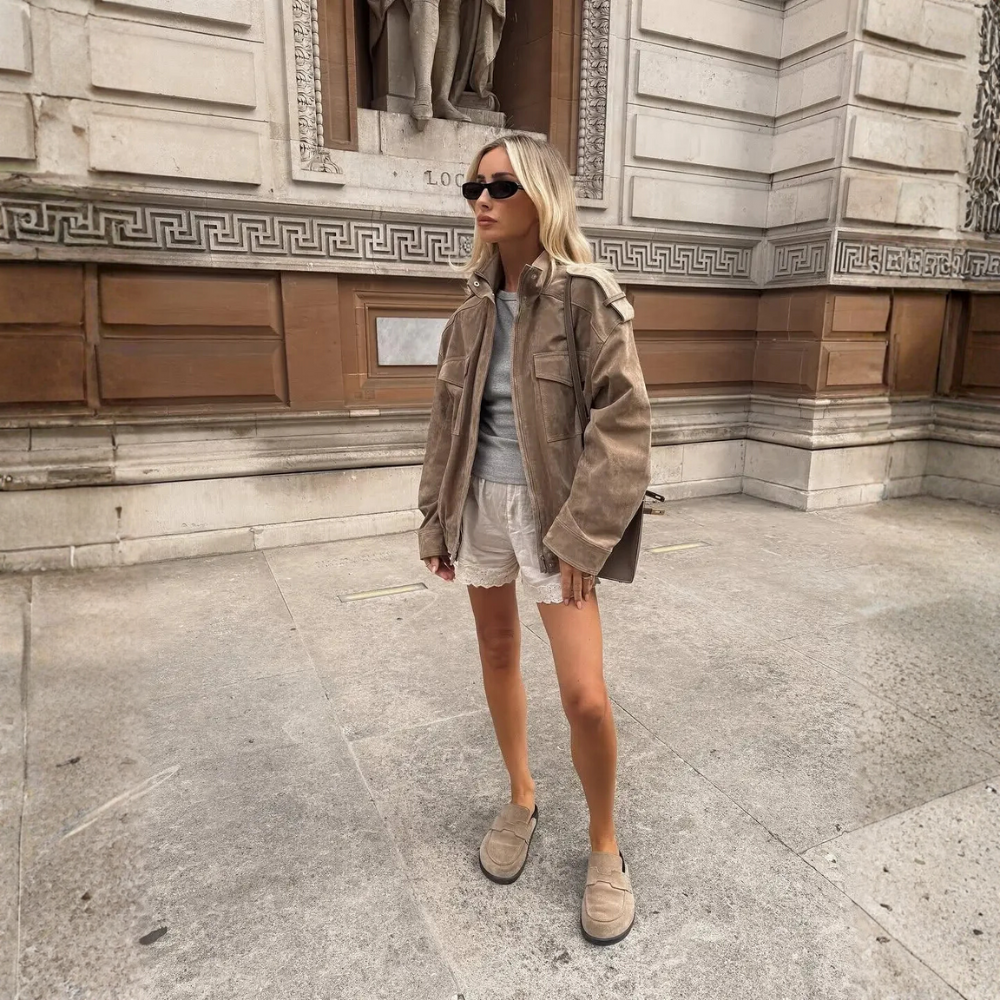 Casual Short Suede Jacket