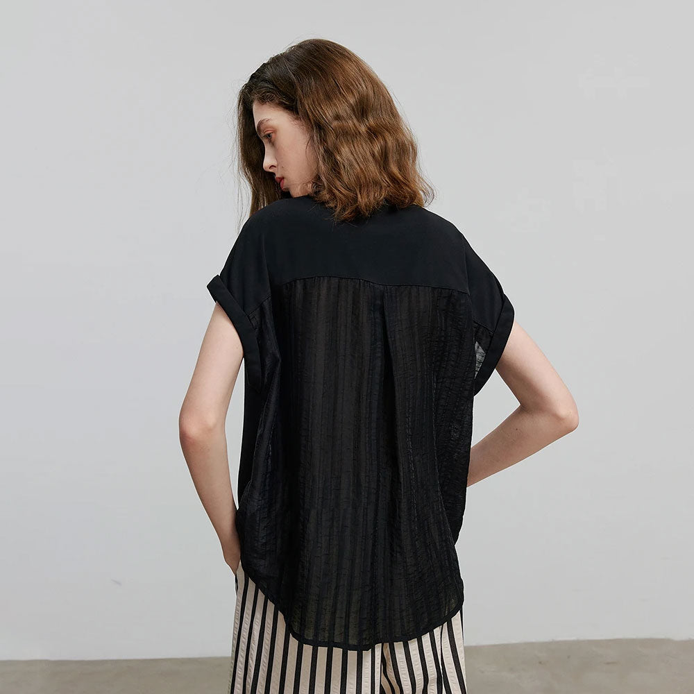 Women’s White Chiffon Blouse
