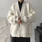 Men’s Retro Japanese Knit Cardigan