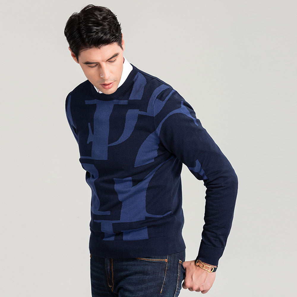 Men’s Slim Wool Knit Sweater