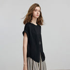 Women’s White Chiffon Blouse