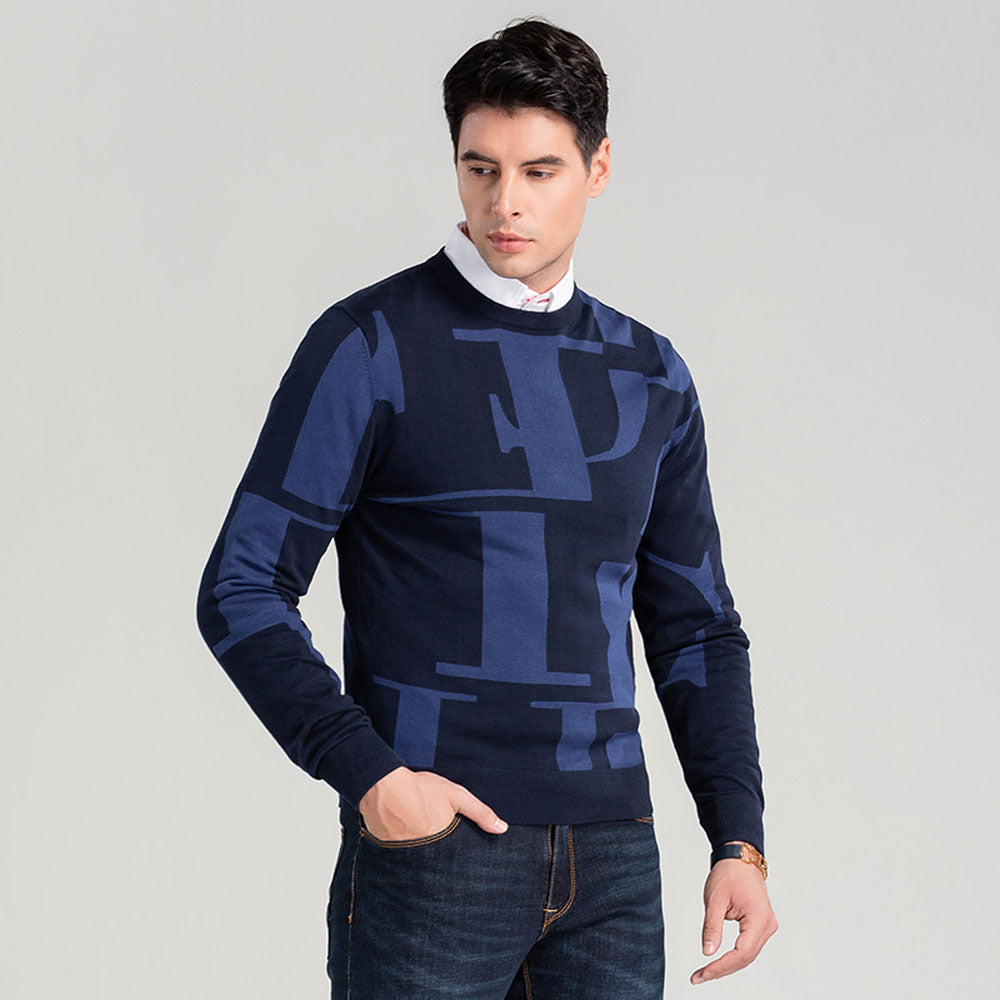 Men’s Slim Wool Knit Sweater